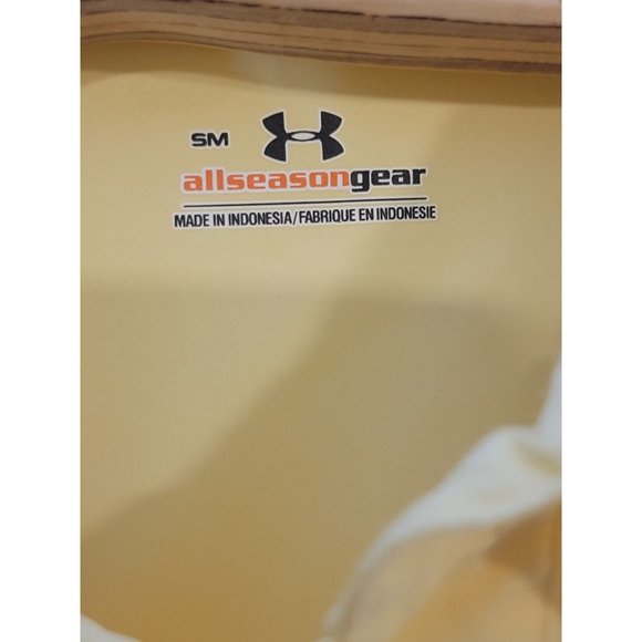 Under Armour All Seasons Gear‎ Button Up Shirt Polyester Yellow Size Small Men's - Picture 4 of 7